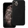„Oem“ dėklas, skirtas „iPhone 11 PRO“ silikoniniam „Mag“ dėklui, suderinamas su „MagSafe“ (fotoaparato apsauga), juodas
