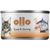 OLLO Cat nr 1 Tuna & Shrimp in broth – šlapias kačių maistas – 70g