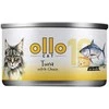 OLLO Cat nr 10 Tuna & Cheese in broth – šlapias kačių maistas – 70g