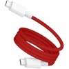 OnePlus SUPERVOOC USB-C/USB-C magnetinis kabelis 10A 1.2m raudonos spalvos