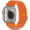 Oranžinė apyrankė Apple Watch 6 / 7 / 8 / 9 / 10 / SE / Ultra 1 / 2 ( 44 / 45 / 46 / 49 mm) „Tech-Protect Nylon Slip”