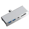 „Orico MH5PMM“ spaustuku montuojamas šakotuvas USB-C / 2x USB-A 3.0, + SD&TF + 3,5 mm garso jungtis – juodos spalvos