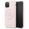 Original Apple iPhone 11 Pro Guess Hard silikoninis 4G Tone On Tone (GUHCN58LS4GLP) dėklas telefonui rožinės spalvos