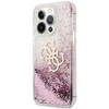 Original Apple iPhone 13 Pro Max Guess Hardcase 4G Big Liquid Glitter (GUHCP13XLG4GPI) dėklas telefonui rožinės spalvos
