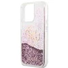 Original Apple iPhone 13 Pro Max Guess Hardcase 4G Big Liquid Glitter (GUHCP13XLG4GPI) dėklas telefonui rožinės spalvos