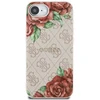Guess 4G Flowers Print MagSafe iPhone 16e Dėklas - Rožinė