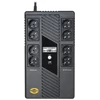 ORVALDI UPS AM-1000LCD USB 8xSchuko lizdai 4 atsarginės kopijos/4 viršįtampių apsaugos baterijos 3 min. USB RJ45