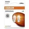 Bikuvalt OSRAM Automobilinės lemputės 5W 12V W2.1x9.5D 2vnt
