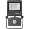 Osram 10W LED prožektorius ENDURA, tamsiai pilkas, 4000K, su judesio davikliu, IP44