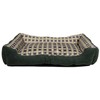 Other Brand Minkšta šuns sofa XL, žalia, 90 × 70 × 20 cm