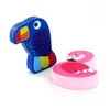 Dėlionė Other Brand Wooden mix rattles (Flamingo, Toucan), random modelis selection