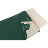 Outwell Contour Prime Žalias | Sleeping Bag | 220 x 85 cm | -13 to 16 °C | 2-way L-shape open-end with auto lock