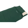 Outwell Contour Prime Žalias | Sleeping Bag | 220 x 85 cm | -13 to 16 °C | 2-way L-shape open-end with auto lock
