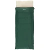 Outwell Contour Prime Žalias | Sleeping Bag | 220 x 85 cm | -13 to 16 °C | 2-way L-shape open-end with auto lock