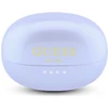OWS ausinės Guess Metalic Finish Electropated Parts Classic Logo violetinės spalvos
