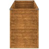 Aukštas sodo lovelis, 196x50x69cm, Corten plienas