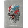 Passport dėklas Nimmy wallet Raptor Lion pilkos spalvos