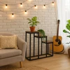 Pastatomas gėlių stovas dekoracijoms, 3 lentynos, Loft stiliaus, ModernHome