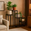 Pastatomas gėlių stovas dekoracijoms, 4 lentynos, Loft stiliaus, ModernHome