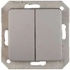 Perjungiklis VILMA SL250, 2 klav., metalo spalvos