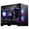 Phanteks XT M3 PC Case, Mini Case, mATX, RGB, Tempered Glass – including 3x 120mm Fans, Juodas