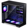 Phanteks XT V5 LCD PC Case, Mid-Tower, ATX, 7-Inch LCD, Tempered Glass – Juodas