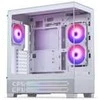 Phanteks XT View Matrix PC Case, Mid-Tower, E-ATX, Tempered Glass, Matrix LED – Baltas