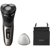 Elektrinis Skustuvas - Philips S3242/12 rotacinis skustuvas, įkraunamas, plaunamas, 60 minučių veikimo laikas, juodas, auksinis