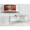 Piruet *Dėklas vardinei kortelei, 27x62mm, su Pin Clip segtuku, kieto plastiko, skaidrus