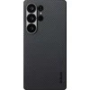 Dėklas Pitaka Ultra-Slim Case, Juodas/Pilkas Twill - Sansung Galaxy S25 Ultra