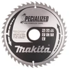 Makita B-54433 T.C.T. pjūklas 190X1.45X30mm 23° T44 SPECIALIZED akum. diskiniams pjūklams