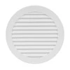 Plast. ventiliacijos grotelės EUROPLAST VR125, D125, baltos