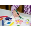 *Plastikinės kreidelės Faber-Castell Grip Jumbo, tribriaunės, 12 spalvų
