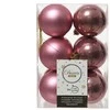 Plastikiniai eglutės žaisliukai DECORIS 22002, 6 cm, 12 vnt.