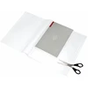 Panta Plast Plastikinis aplankalas A5 formato, 46x25cm, skaidrus, su lipnia juostele, karpomas