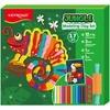 Plastilino rinkinys Keyroad Jungle, 180g + plastikinis peilis + volelis + spalvotas popierius