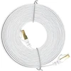 Plokščias tinklo kabelis S/STP CAT7 PNI U7050W, 2 x RJ45, 4 laidų poros, 32AWG, varinis, 10 Gbps, 600 MHz, 5m, baltas