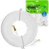 Plokščias tinklo kabelis S/STP CAT7 PNI U7050W, 2 x RJ45, 4 laidų poros, 32AWG, varinis, 10 Gbps, 600 MHz, 5m, baltas