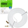 Plokščias tinklo kabelis S/STP CAT7 PNI U7075W, 2 x RJ45, 4 laidų poros, 32AWG, varinis, 10 Gbps, 600 MHz, 7.5m, baltas