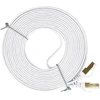 Plokščias tinklo kabelis S/STP CAT7 PNI U7075W, 2 x RJ45, 4 laidų poros, 32AWG, varinis, 10 Gbps, 600 MHz, 7.5m, baltas