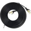 Plokščias tinklo kabelis S/STP CAT7 PNI U7050B, 2 x RJ45, 4 laidų poros, 32AWG, varinis, 10 Gbps, 600 MHz, 5m, juodas
