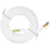 Plokščias tinklo kabelis S/STP CAT7 PNI U7030W, 2 x RJ45, 4 laidų poros, 32AWG, varinis, 10 Gbps, 600 MHz, 3m, baltas
