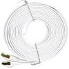 Plokščias tinklo kabelis S/STP CAT8 PNI U8075W, 2 x RJ45, 4 laidų poros, 28AWG, varinis, 40 Gbps, 2000 MHz, 7.5m, baltas
