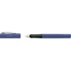 *Plunksnakotis Faber-Castell Grip 2011, plunksna F, 0,5mm, mėlynos spalvos