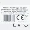 PNI 1F Type 2 į GBT adapteris elektromobilių įkrovimo stotelei, 5 kontaktų, vienfazis