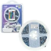 PNI 5050RGB LED juosta su nuotolinio valdymo pulteliu, 5 metrų ilgio, 230 V maitinimo šaltinis, reguliuojamas ryškumas, šviesos efektai, 300 5050 LED lempučių