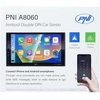 PNI A8060 Automobilinis daugialypės terpės grotuvas su Android 13, 4GB DDR3/64GB ROM, 7 colių ekranu, CarPlay, Android Auto, Bluetooth, Wi-Fi, FM radiju