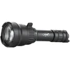 PNI Adventure F300 LED žibintuvėlis, 3 spalvos: balta, raudona, žalia, atstumas 500 m, šviesos srautas 540 lm, 18650 3000mAh baterija komplekte, baterijos įkroviklis komplekte, priartinimo ir šviesos intensyvumo reguliavimo funkcija