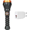 PNI Adventure F550 Crystal LED žibintuvėlis, 10W, aliuminis, 500lm, iki 700m, 4000mAh, IPX6, su pridedamu PNI CHG300 maitinimo šaltiniu