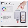 PNI CT24 išmanioji termostatinė galvutė radiatoriui, Tuya Smart mobilioji programėlė